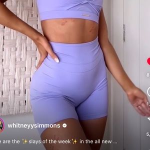 Gymshark x Whitney Simmons cycling shorts